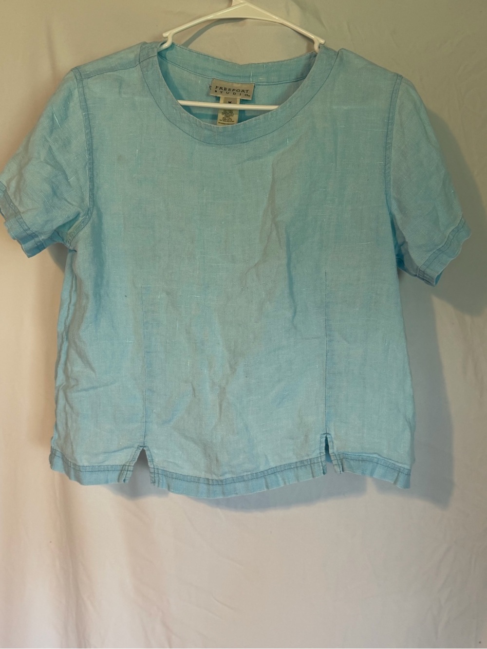Freeport studio women Light Blue Short-Sleeve  Top